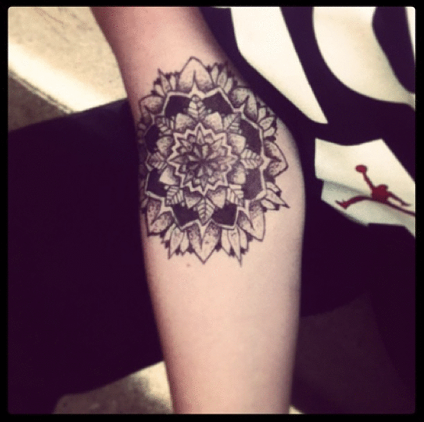 mandalatattooonrightarm TRENDYTATU 潮貼客製
